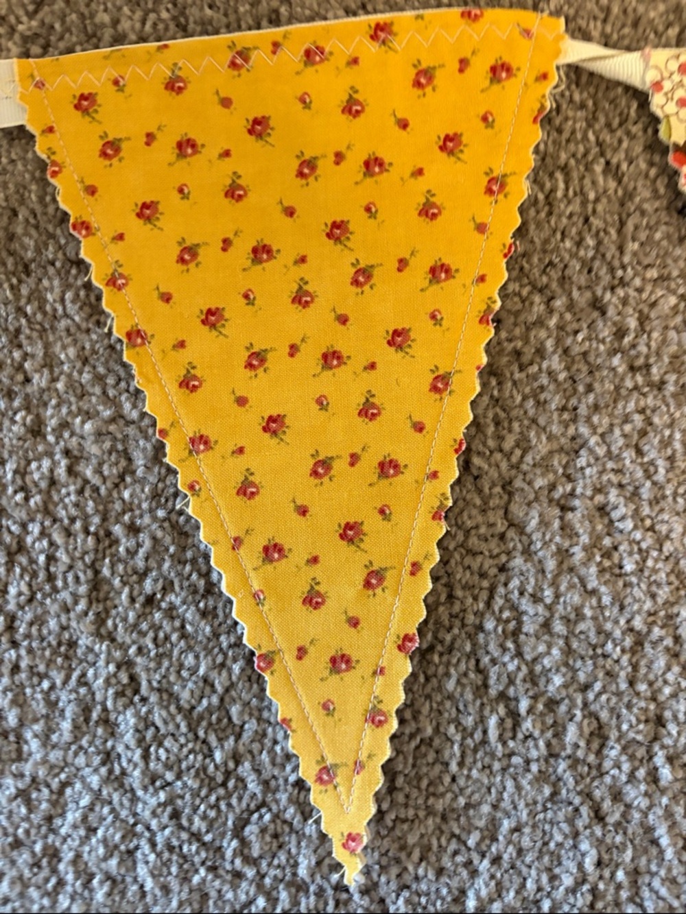 Handmade Cotton Triangle Bunting Garland - Multicolor - Picture 10 of 14